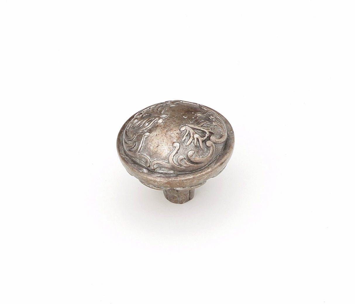 Schaub 994-MSL 1-1/4" Cantata Cabinet Knob Monticello Silver Finish