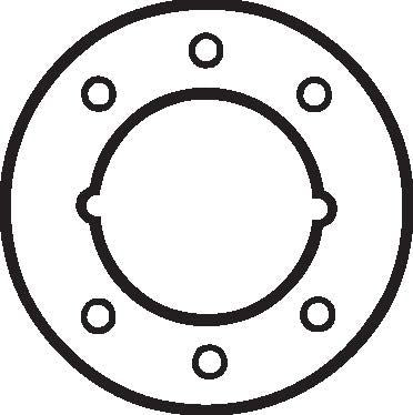 Don-Jo AR335613 Hole Filler Plate for Grade 1 Key in Lever for 1-3/8" Doors Oil Rubbed Bronze Finish