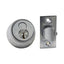 Schlage Commercial B250R626 Single Cylinder 6 Pin Deadlatch Deadbolt C Keyway with 12103 Latch 10001 Strike With Full Size Interchangeable Core Satin Chrome Finish
