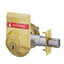 Schlage Commercial B560P605OSOCC Grade 2 Single Cylinder Deadbolt with C Keyway KD with 12287 Latch and 10094 Strike and Outside Occupied Vacant Indicator Bright Brass Finish
