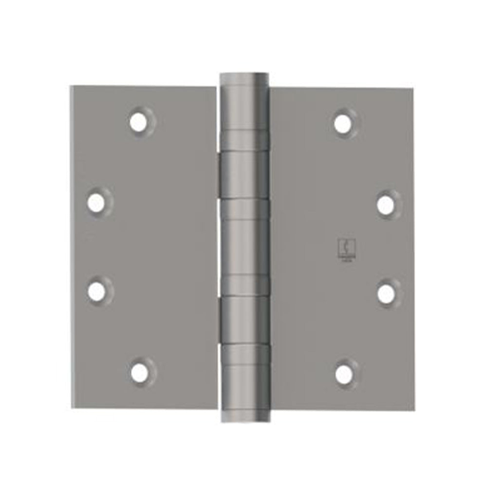 Hager BB116841226D 4-1/2" x 4-1/2" Full Mortise Heavy Weight Ball Bearing Hinge Satin Chrome Finish