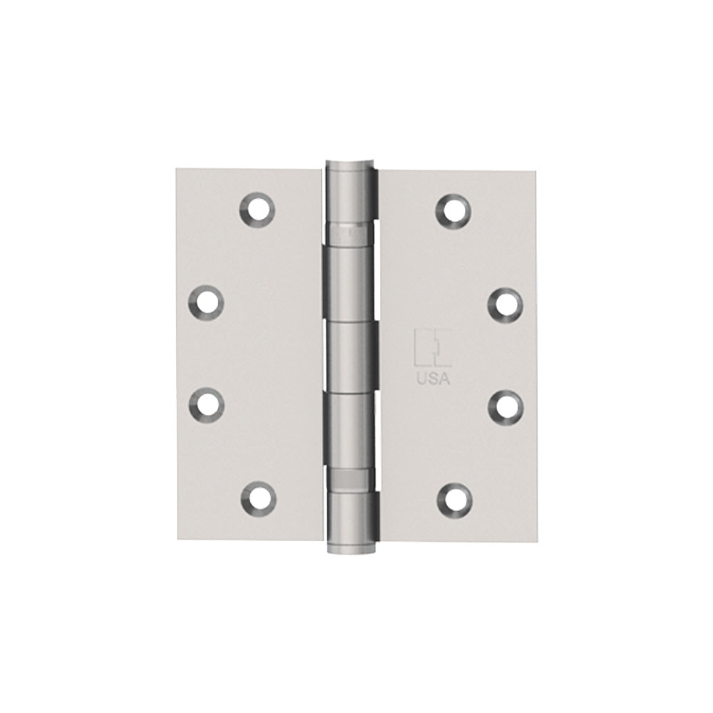 Hager BB119141232D 4-1/2" x 4-1/2" Full Mortise Standard Weight Ball Bearing Hinge Satin Stainless Steel Finish
