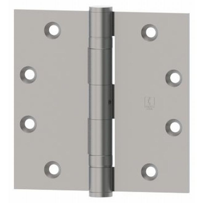 Hager BB127941214 4-1/2" x 4-1/2" Full Mortise Standard Weight Ball Bearing Hinge Bright Nickel Finish