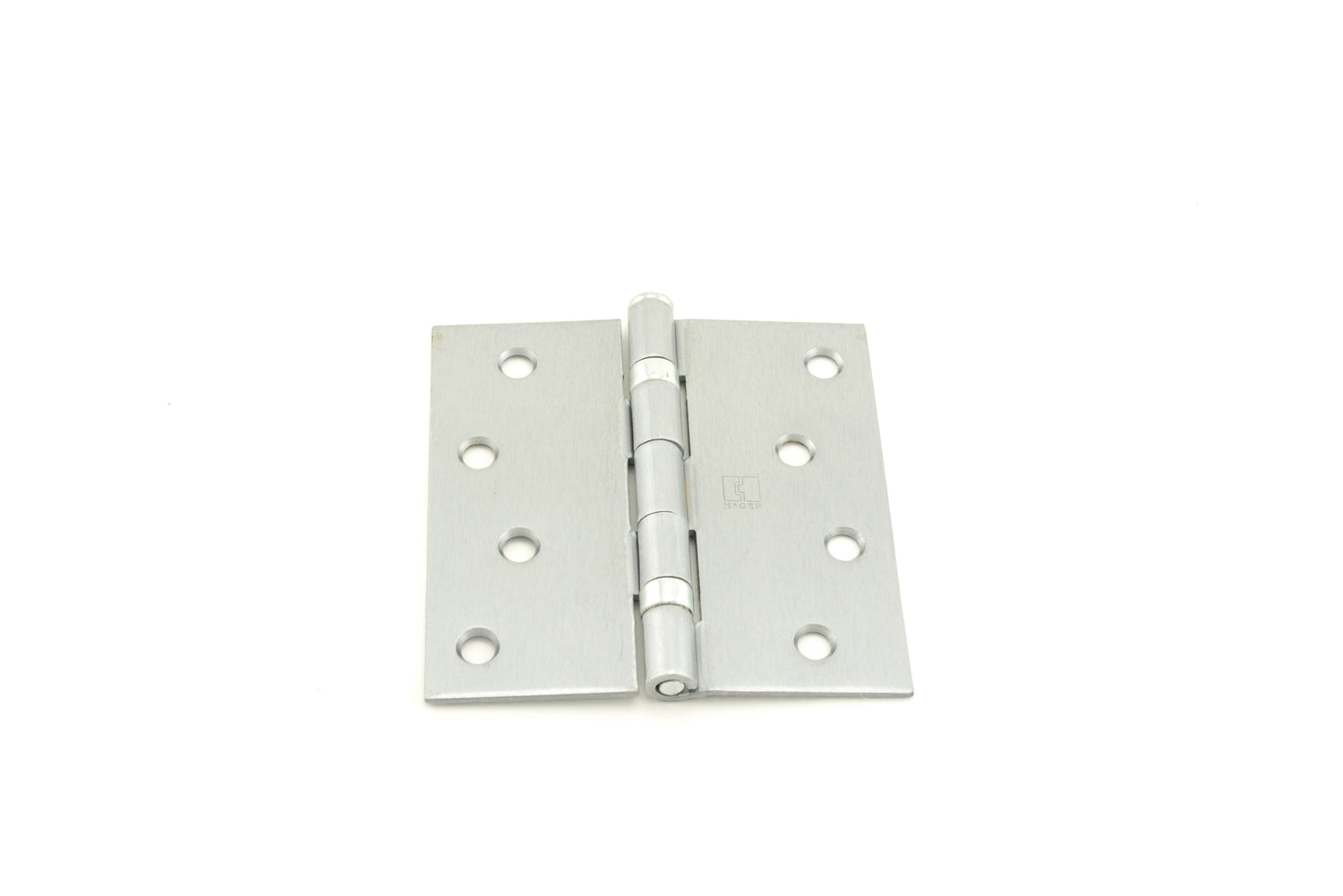 Hager BB1741426D 4" x 4" Square Corner Ball Bearing Full Mortise Residential Weight Hinge Satin Chrome Finish