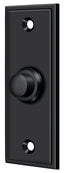 Deltana BBS333U19 Bell Button; Rectangular Contemporary; Black Finish