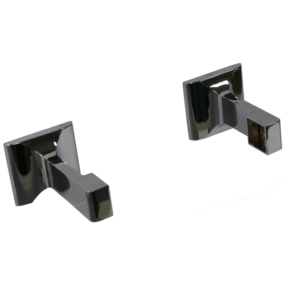 Pamex BC2CP13800 Pair of Campbell Collection 3/4" Square Towel Bar Posts Bright Chrome Finish
