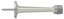 Deltana BDS30U15 3-1/4" Baseboard Door Bumper; Solid Brass; Satin Nickel Finish