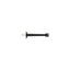 Deltana BDS425U10B 4" Baseboard Door Bumper; Solid Brass; Oil Rubbed Bronze Finish