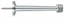 Deltana BDS425U26 4" Baseboard Door Bumper; Solid Brass; Bright Chrome Finish