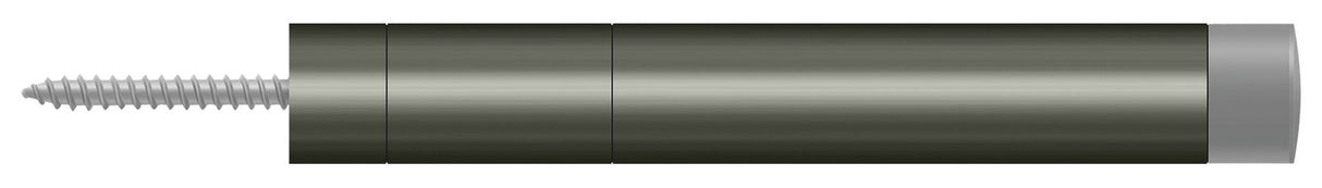 Deltana BDS450U15A Extension Baseboard Door Bumper; Solid Brass; Antique Nickel Finish