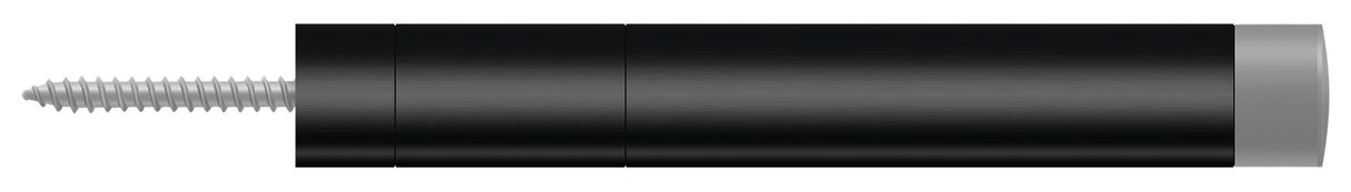 Deltana BDS450U19 Extension Baseboard Door Bumper; Solid Brass; Black Finish