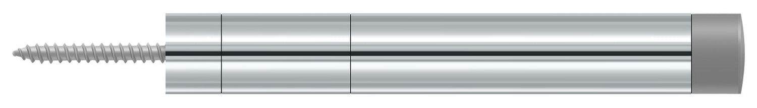 Deltana BDS450U26 Extension Baseboard Door Bumper; Solid Brass; Bright Chrome Finish