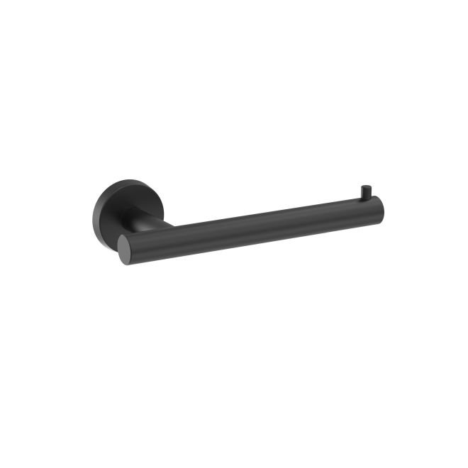 Amerock BH26540MB Arrondi Single Post Tissue Roll Holder Matte Black Finish