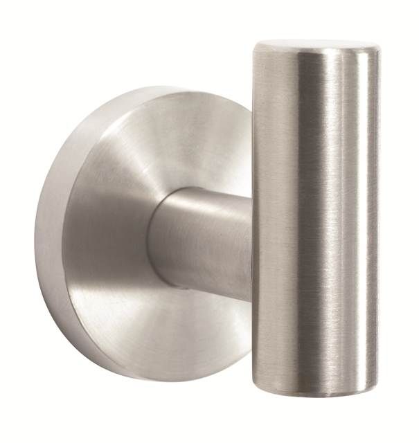 Amerock BH26542SS Arrondi Single Robe Hook Stainless Steel Finish