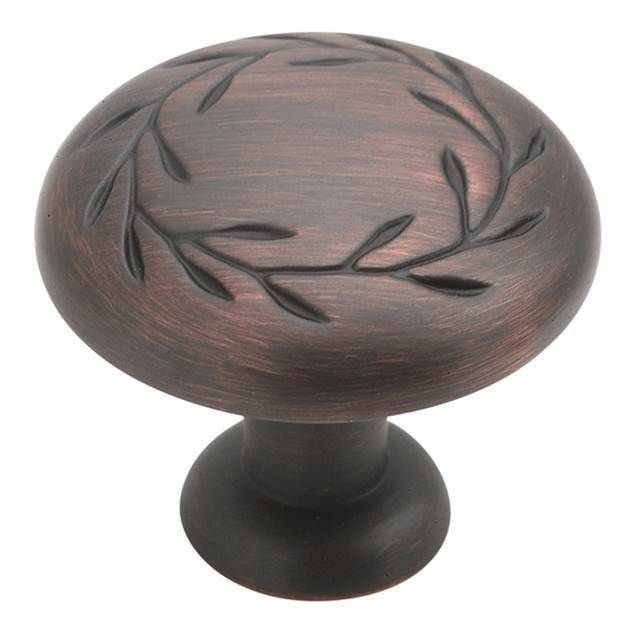 Amerock BP1581ORB 1-5/16" (33 mm) Nature's Splendor Inspirations Cabinet Knob Oil Rubbed Bronze Finish