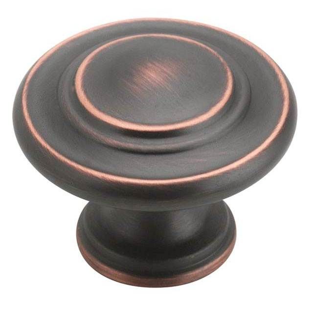 Amerock BP1586ORB 1-5/16" (33 mm) Diameter Inspirations Cabinet Knob Oil Rubbed Bronze Finish