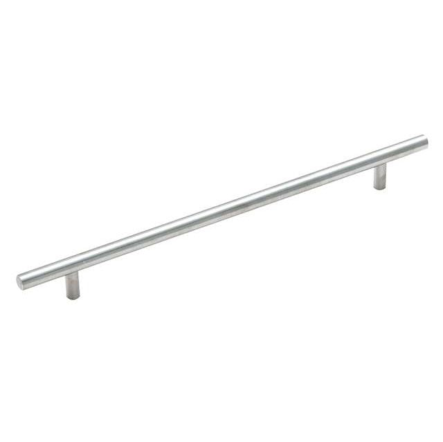 Amerock BP19013CSG9 10-1/16" (256 mm) Center to Center Carbon Steel Bar Cabinet Pull Sterling Nickel Finish