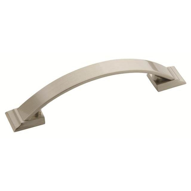 Amerock BP29355G10 3-3/4" (96 mm) Center to Center Candler Cabinet Pull Satin Nickel Finish