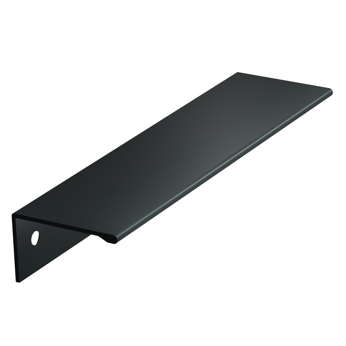 Amerock BP36575FB Edge Cabinet Pull with 5-1/16" (128 mm) Center to Center Matte Black Finish