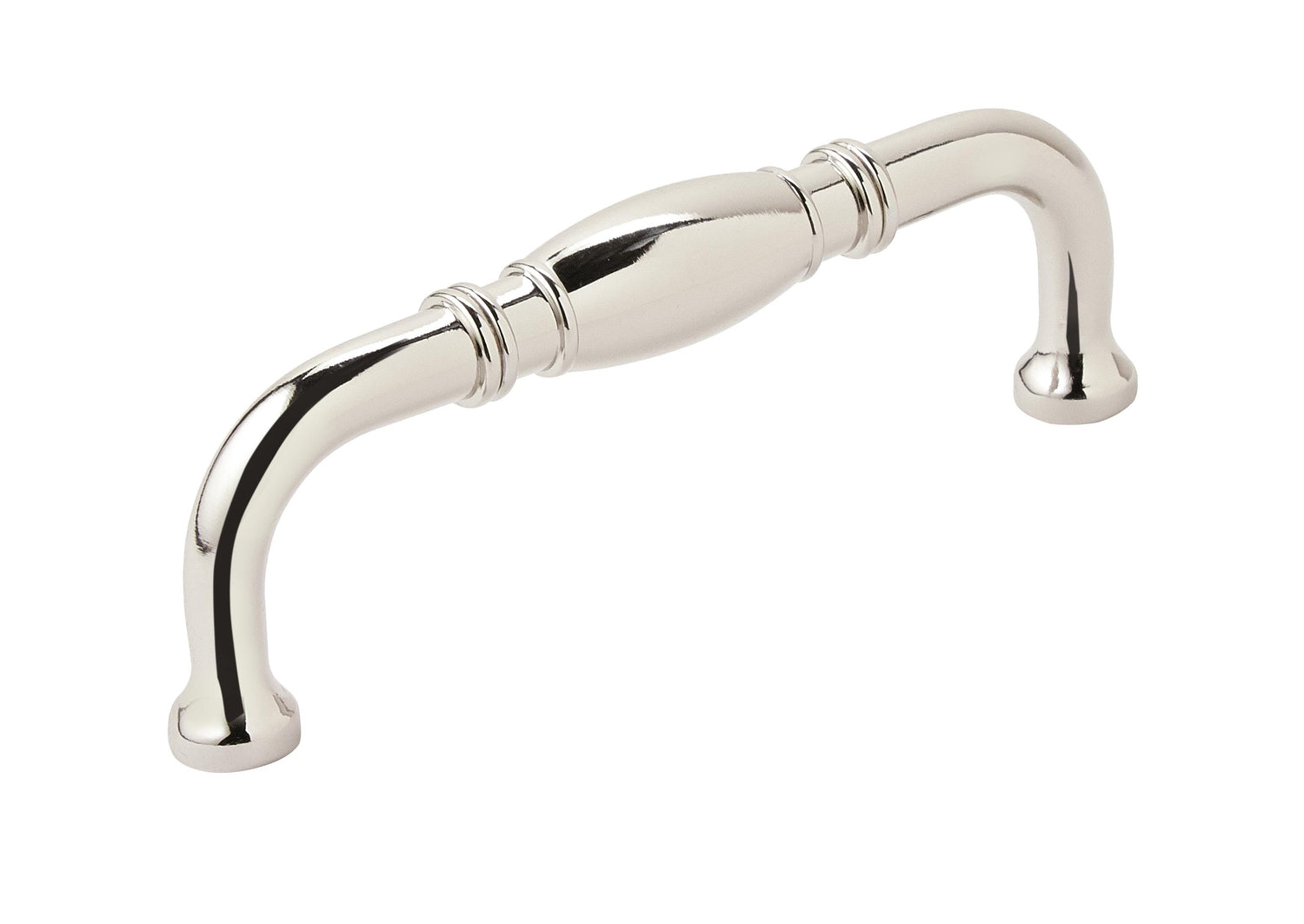Amerock BP55243PN 3-3/4" (96 mm) Center to Center Granby Cabinet Pull Polished Nickel Finish