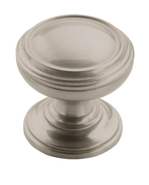 Amerock BP55342G10 1-1/4" (32 mm) Diameter Revitalize Cabinet Knob Satin Nickel Finish