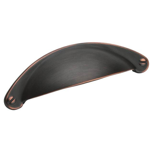 Amerock BP9365ORB 2-1/2" (64 mm) Center to Center Essential'Z Cabinet Cup Pull Oil Rubbed Bronze Finish