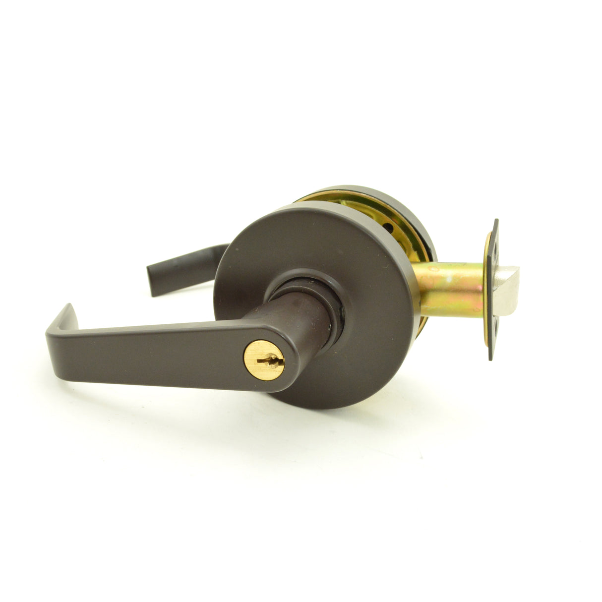 Dexter Commercial C1000STRMR613KDC Storeroom Grade 1 Regular Lever Clutching Cylindrical Lock with C Keyway; 2-3/4" Backset with 1-1/8" Face; and ANSI Strike Oil Rubbed Bronze Finish