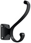 Deltana CAHH35U19 Heavy Duty, Coat and Hat Hook, Black Finish