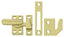 Deltana CF066U3 Window Lock; Casement Fastener; Small; Bright Brass Finish