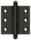 Deltana CH2020U10B 2" x 2" Hinge; with Ball Tips; Oil Rubbed Bronze Finish