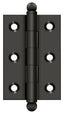 Deltana CH2517U10B 2-1/2" x 1-11/16" Hinge; with Ball Tips; Oil Rubbed Bronze Finish