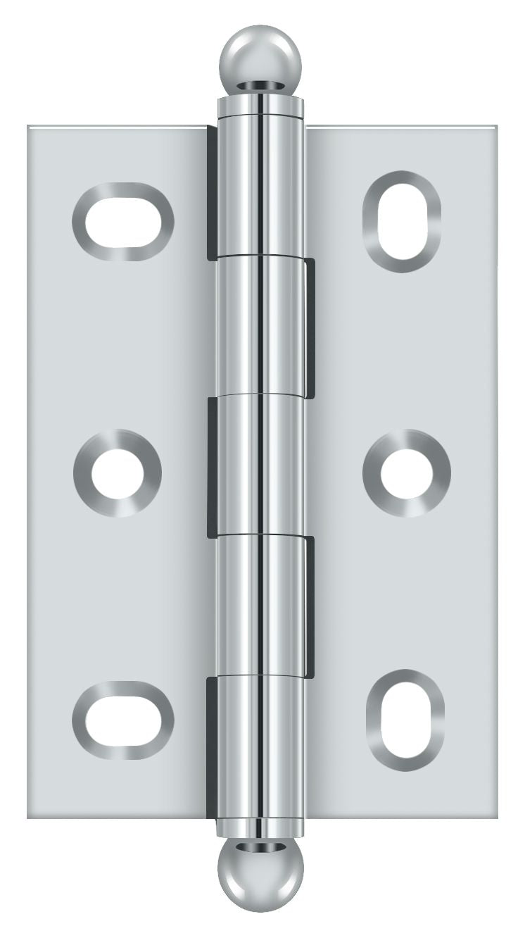 Deltana CHA2517U26 2-1/2" x 1-3/4" Adjustable with Ball Tips; Bright Chrome Finish