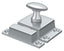 Deltana CL1532U26 Cabinet Lock; 1-1/5" x 1-4/5"; Bright Chrome Finish