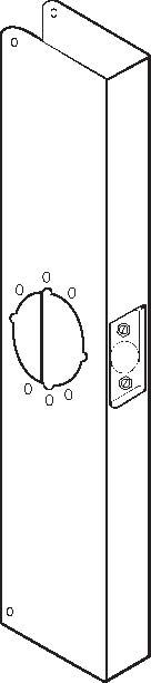 Don-Jo CW2010B 20" Classic Wrap Around with 2-3/4" Backset and 1-3/4" Door Oil Rubbed Bronze Finish