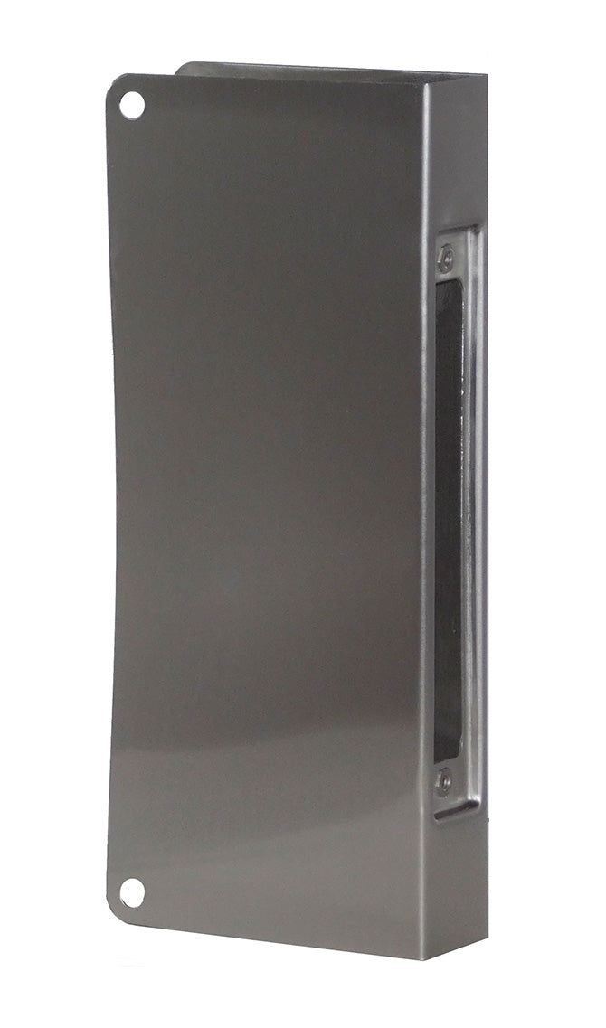 Don-Jo CW504S Blank Classic Wrap Around for Mortise Lock with 86 Cut Out for 1-3/4" Door Stainless Steel Finish