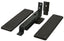 Deltana DASH95U10B Double Action Spring Pivot Floor Hinge with Solid Brass Cover Plates Oil Rubbed Bronze Finish