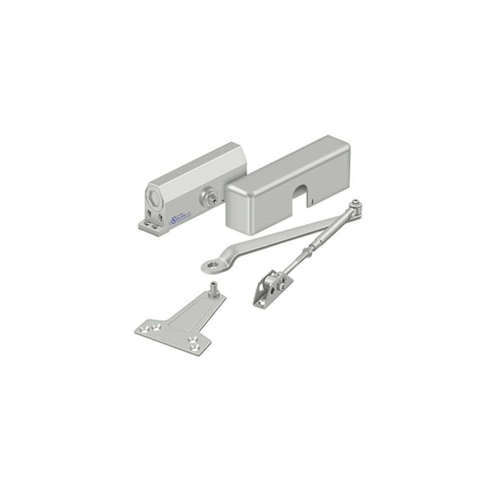 Deltana DC70-AL DC70 Door Closer; Aluminum Finish