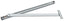 Deltana DCSM10U26 Overhead Door Holder; Bright Chrome Finish