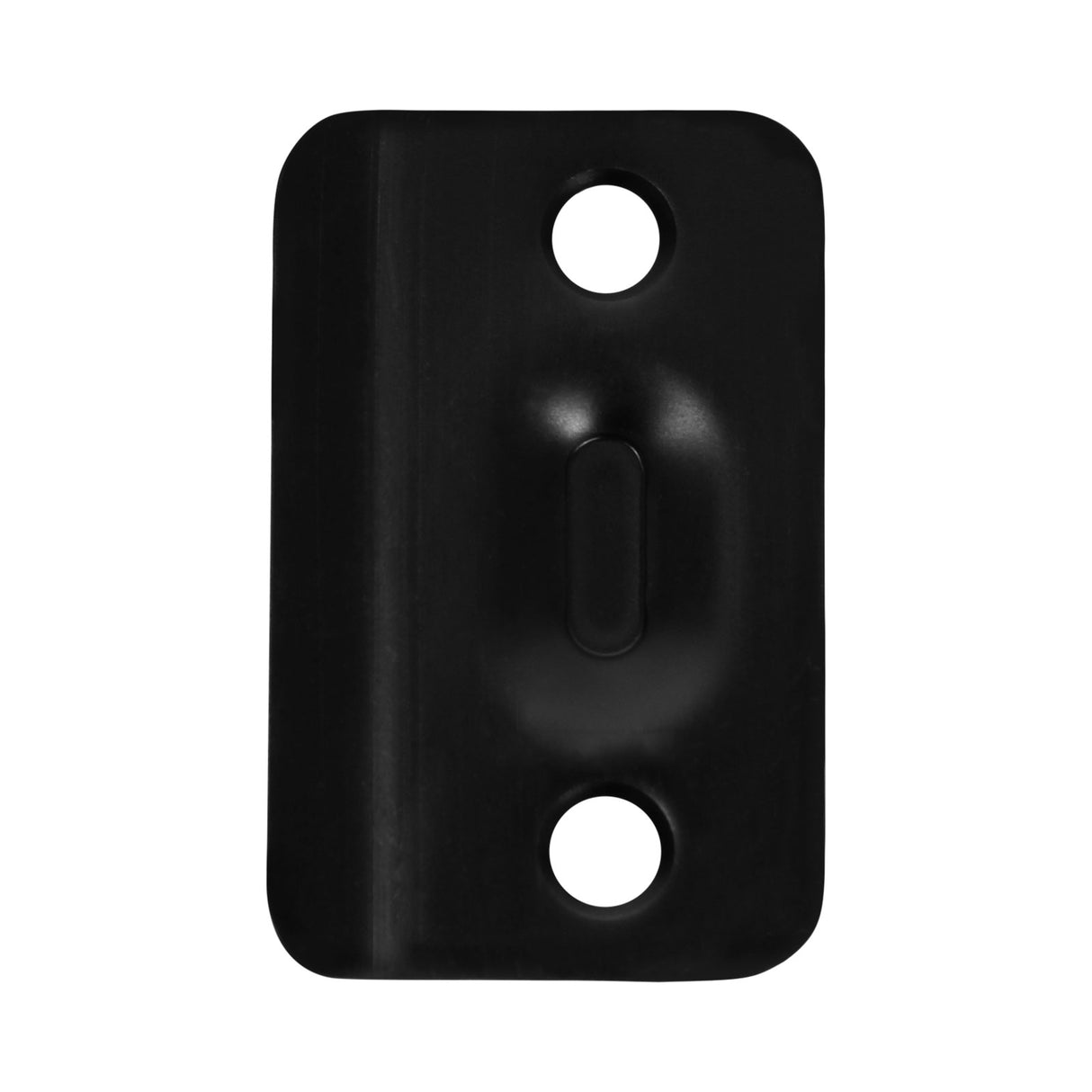 Pamex DD05100BL Round Corner Strike for Ball Catch Matte Black Finish