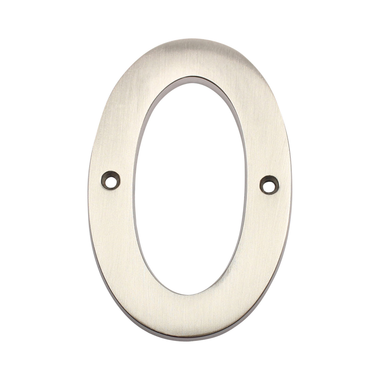 Pamex DD074S0SN 4" Heavy Duty House Number # 0 Satin Nickel Finish