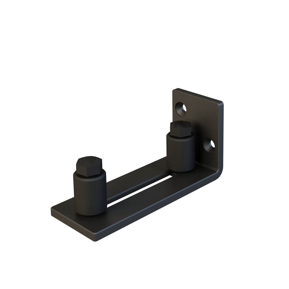 Pamex DD1112FBGBL Adjustable Floor Roller Guide Matte Black Finish