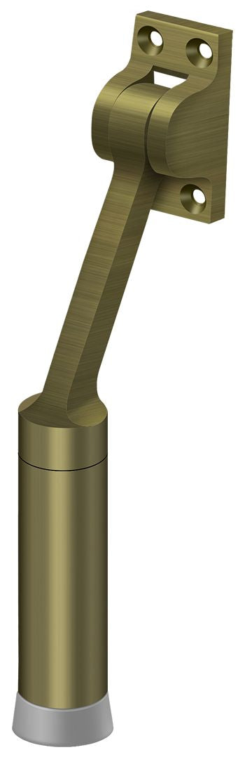 Deltana DHK7U5 7" Heavy Duty Kickdown Holder; Antique Brass Finish