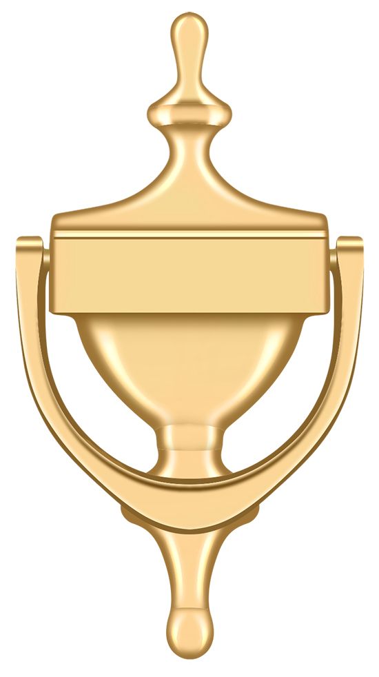 Deltana DK7356CR003 Door Knocker; Victorian; Lifetime Brass Finish