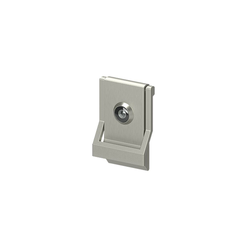 Deltana DKMV4U15 4-5/8" x 3" Modern Door Knocker with Viewer Satin Nickel Finish