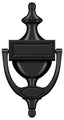 Deltana DKR75U19 Door Knocker; Victorian Rope; Black Finish