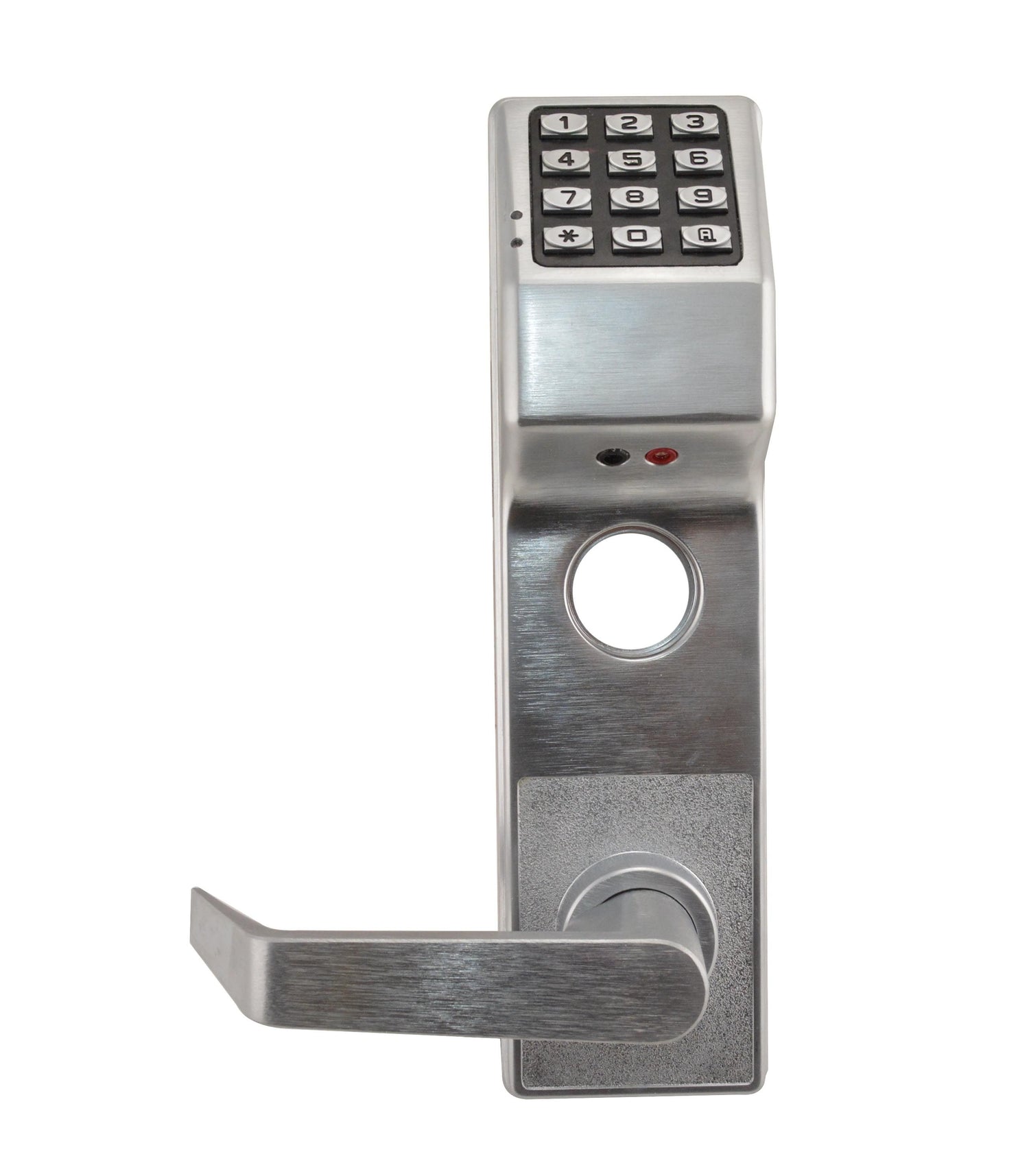 Alarm Lock DL3500CR26D Reversible Classroom Digital Mortise Lock with Straight Lever Satin Chrome Finish