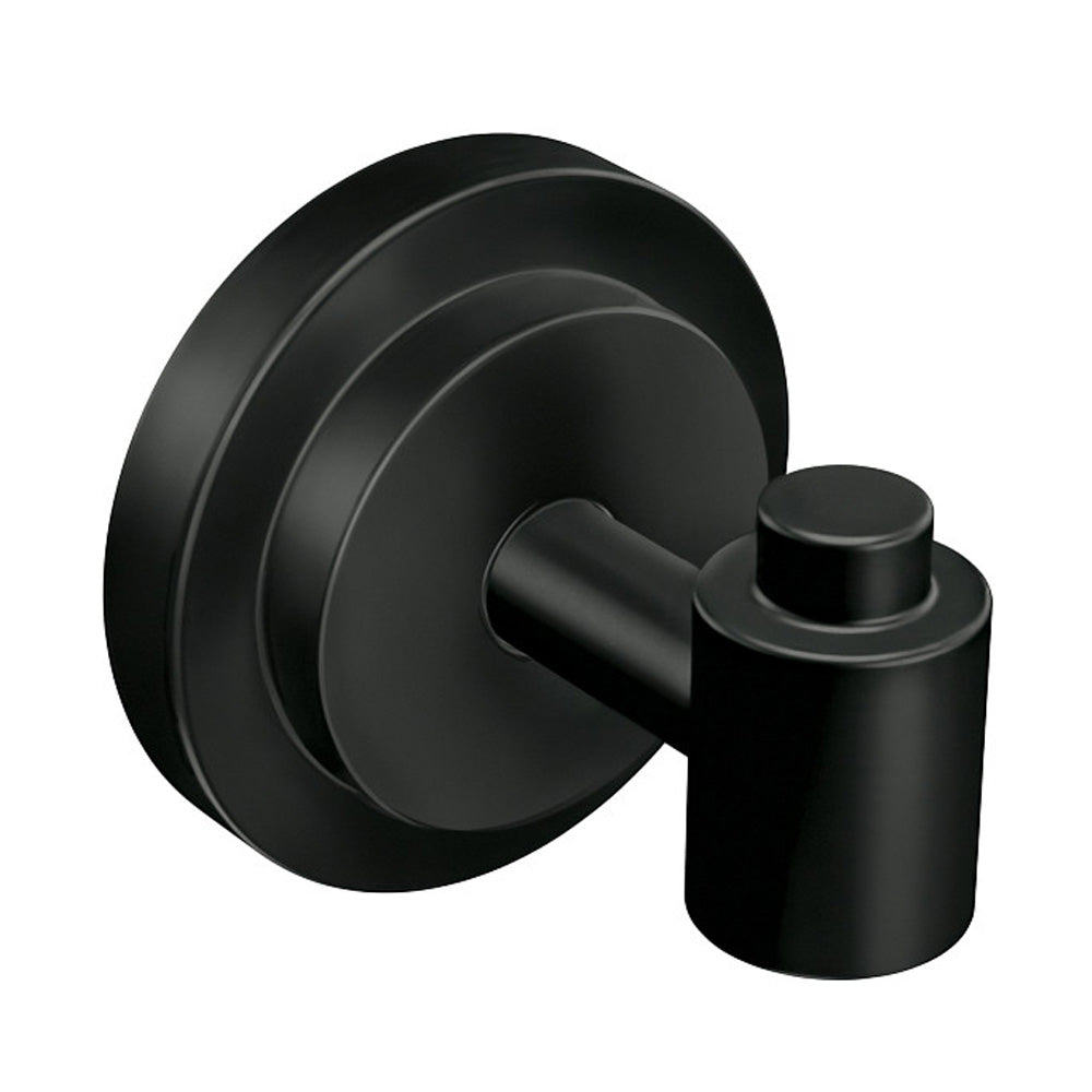 Moen DN0703BL Iso Single Robe Hook Matte Black Finish