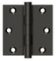 Deltana DSB310B 3" x 3" Square Hinge; Oil Rubbed Bronze Finish