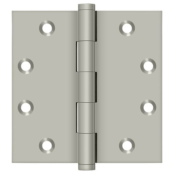 Deltana DSB4515 4-1/2" x 4-1/2" Square Hinge; Satin Nickel Finish