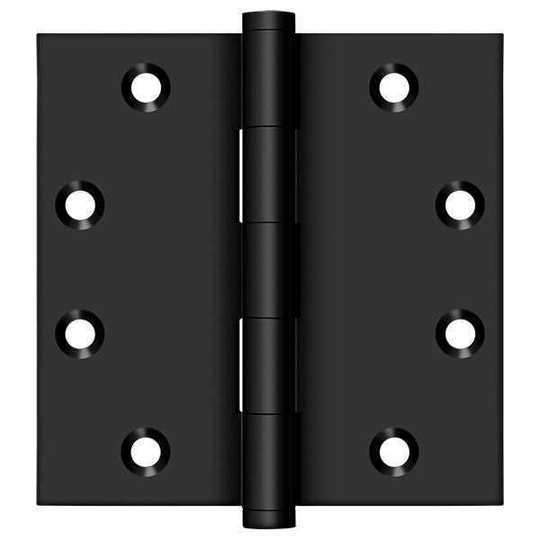 Deltana DSB4519 4-1/2" x 4-1/2" Square Hinge; Black Finish